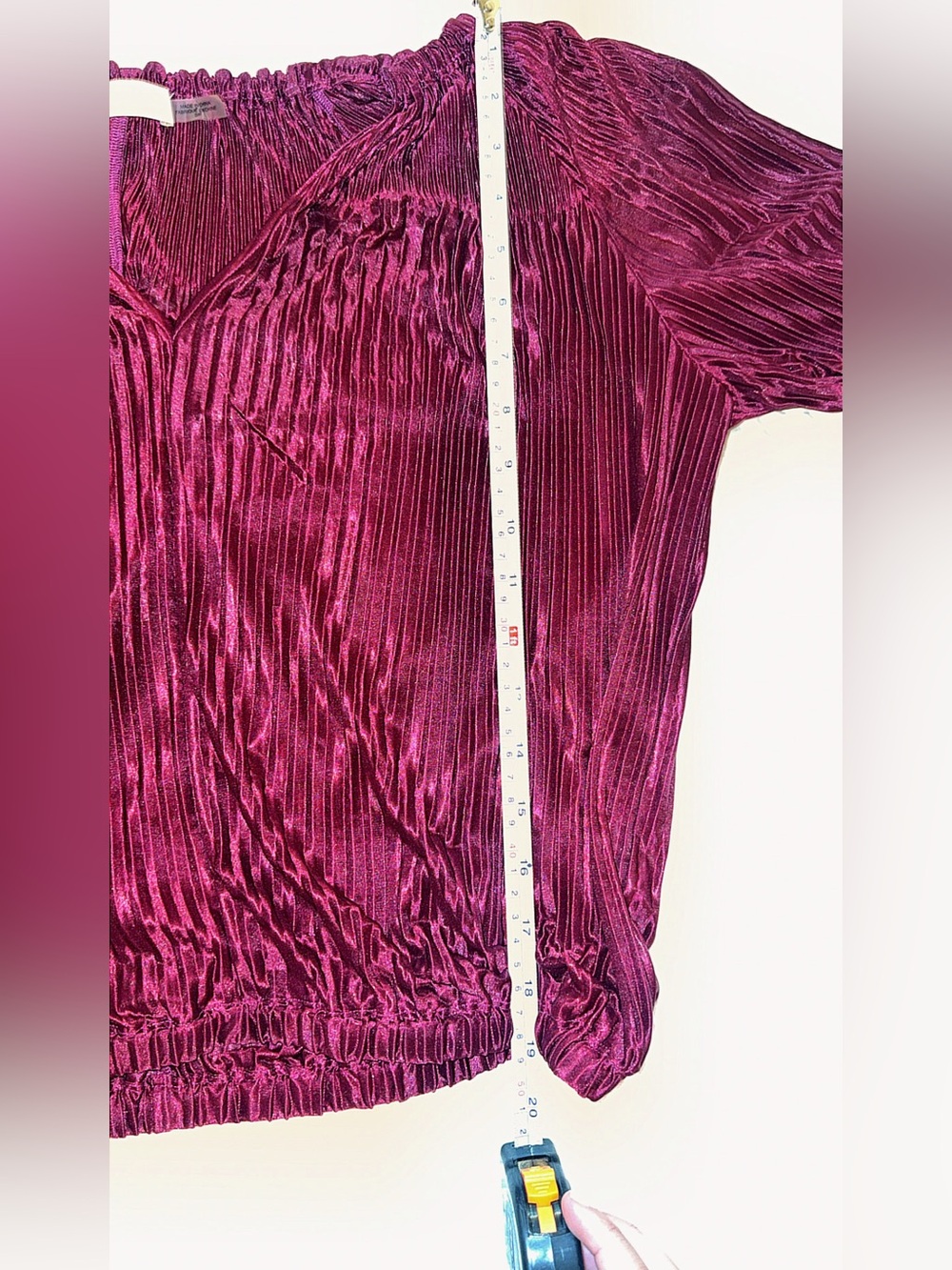 Like New Ramy Brook Lenon Pleated Balloon Sleeve Top Size Small - Picture 9 of 10